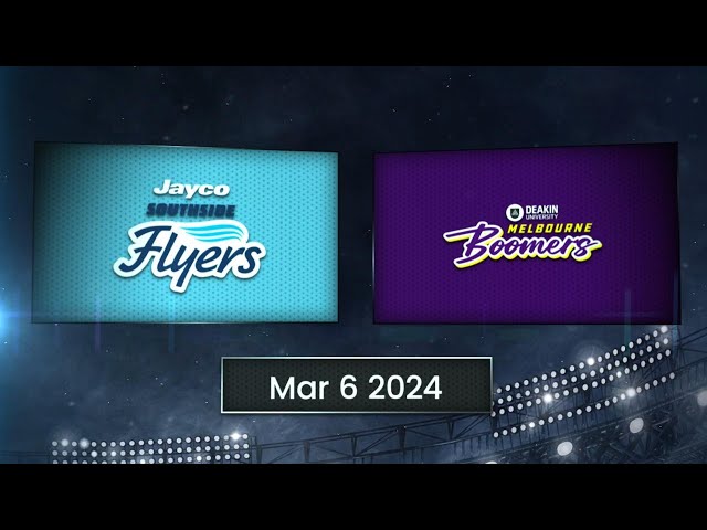 Southside Flyers vs. Melbourne Boomers - Game Highlights