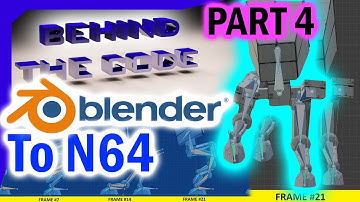 Export Blender 3D Models to N64 - Tutorial PART 4 of 5      [#51]