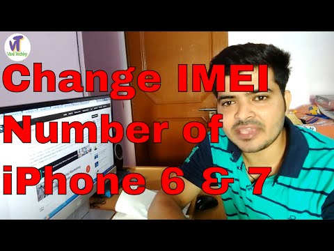 How To Change IMEI Number Of iPhone Devices | Unlock Iphone 6 & 7Plus