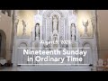 Nineteenth Sunday in Ordinary Time