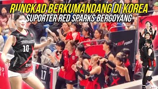 POWER!! Megatron Indonesia Bikin Heboh Suporter Red Sparks Saat Lagu Rungkad Diputar Dalam Stadion