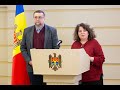 Declarații de presă Liliana Nicolaescu-Onofrei și Virgiliu Pâslariuc - 12 aprilie 2022