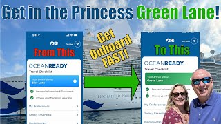 Get in the Green Lane on the Princess Cruises Medallion App!   So you can get onboard FAST! screenshot 3