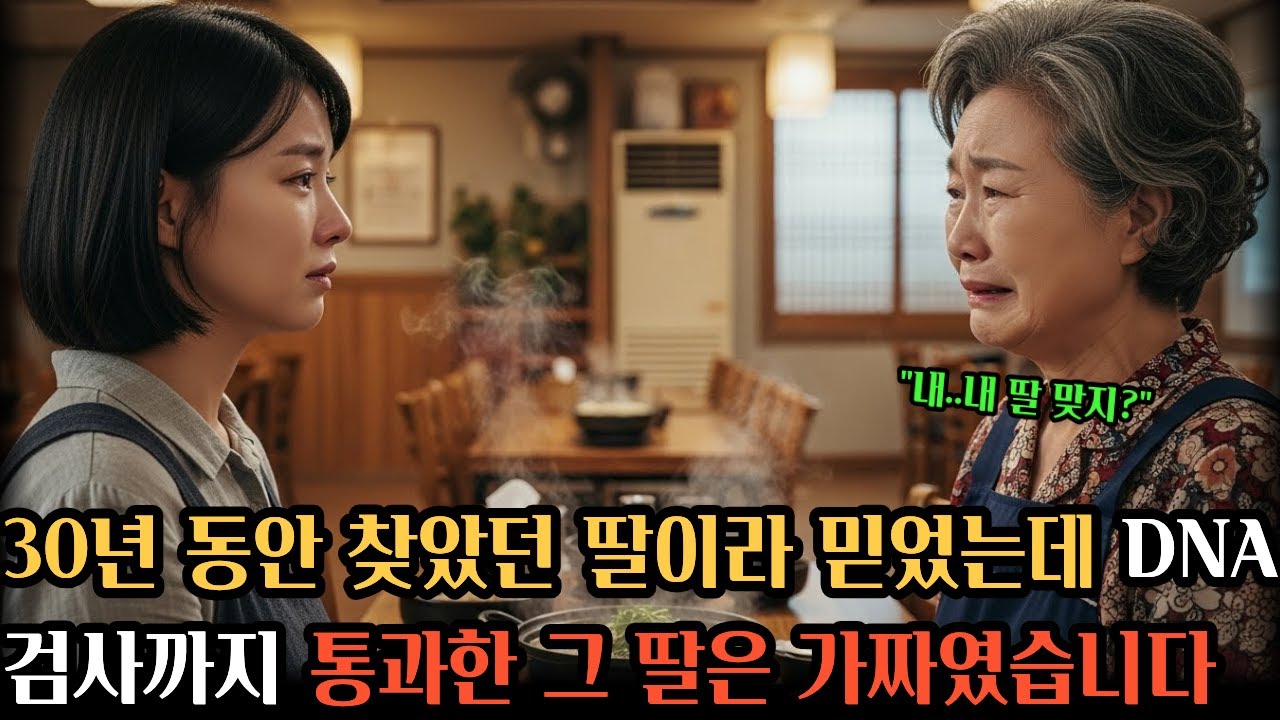 30년 만에 찾은 딸, DNA 검사까지 통과했는데 진실은 달랐습니다  