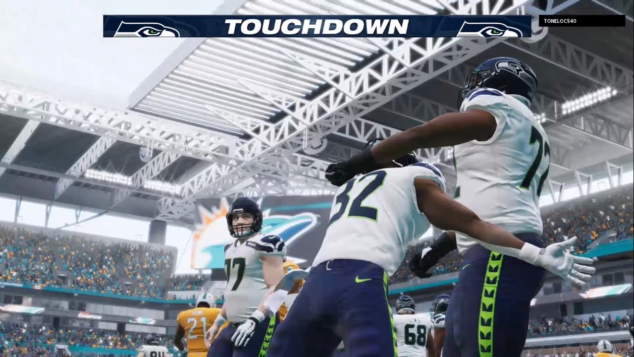 Brandon Shell trying to kill Chris Carson