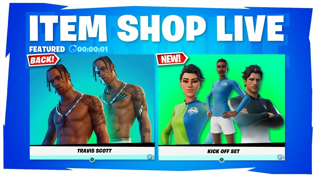 Fortnite Soccer Skins Countdown Live Soccer Skins Tonight Item Shop Countdown Fortnite Season 5 Live Youtube