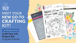 Altenew Craft Your Life Project Kit: Fragrant Florals Stamp Set