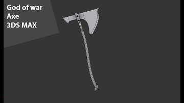 Modeling God of war Axe - 3ds max tutorial part - 1