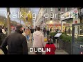 Dublin Ireland City Centre O'Connell Street Walking Tour December 2021