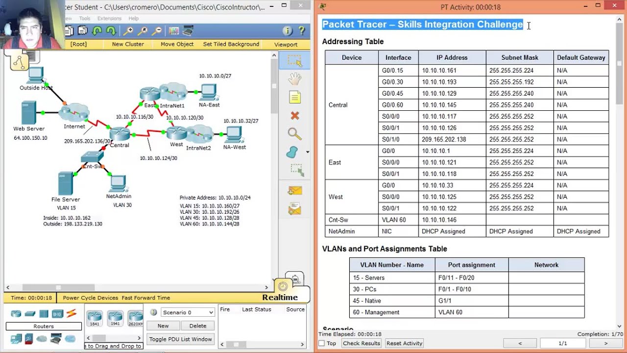 packet tracer skills integration challenge 8.4.1.2 packet tracer skills integration challenge 8.4.1.2