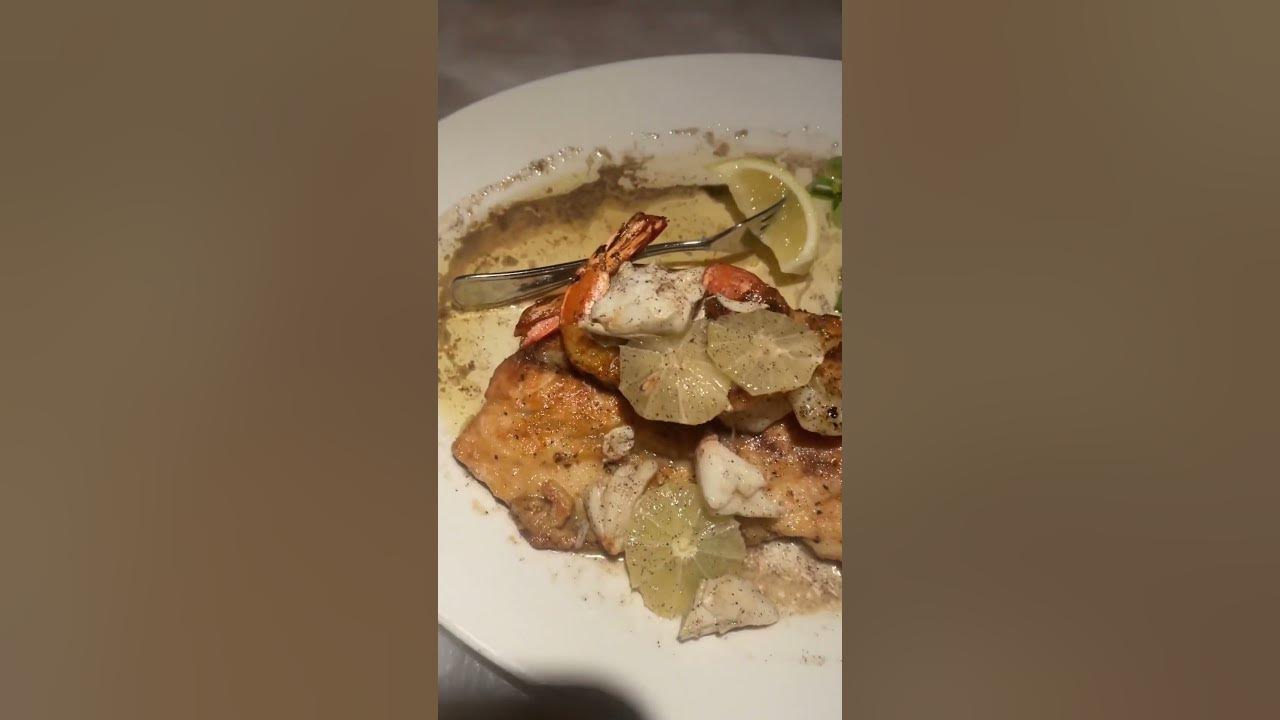 Pappadeaux did not disappoint! Redfish with lump crab 🦀& shrimp 🍤 Alpharetta GA 📍#shorts #foodie