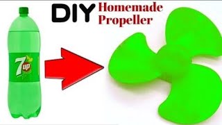 How To Make Dc Motor Fan Propler At Home by Colddrink Bottal