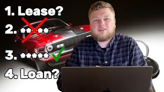 PERSONAL EXPERIENCE Buying a Car - Finance vs Lease vs Cash vs...