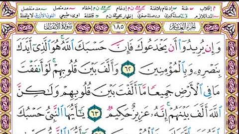 الحزب التاسع عشر من القرآن الكريم