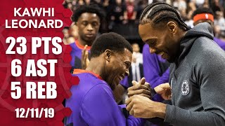 Kawhi makes his Toronto return, scores 23 points for Clippers vs. Raptors | 2019-20 NBA Highlights