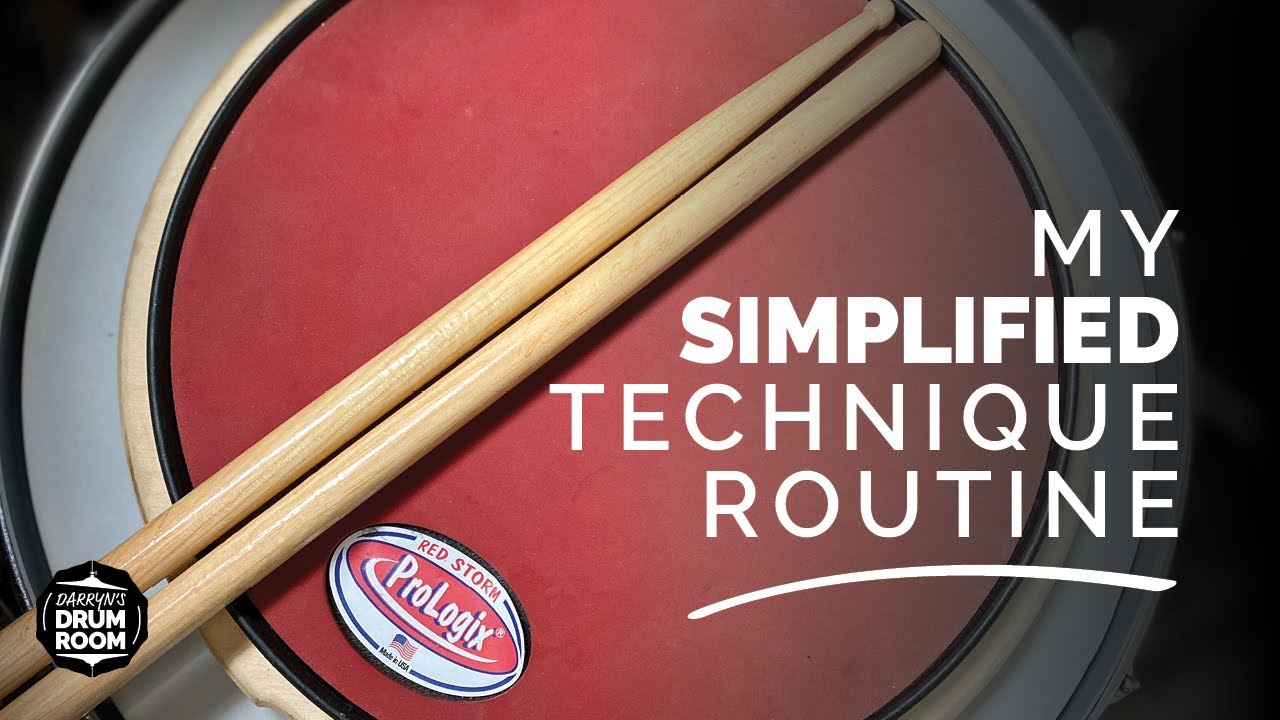 My Simplified Technique Routine - YouTube