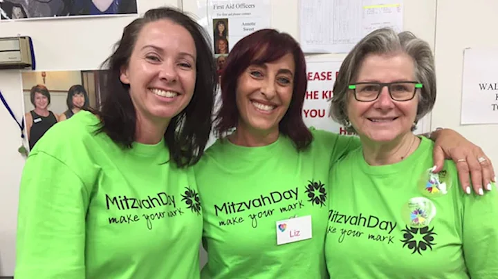 Volunteer Debra Korman promotes Mitzvah Day on The...