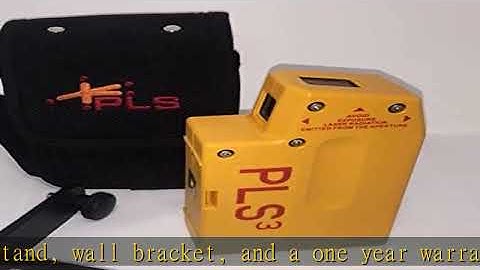 PLS3 3-Point Red Beam Laser Level PLS-60523 by Pacific Laser Systems