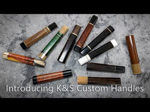 Introducing Knives and Stones Custom Handles for Japanese Kitchen Knives