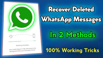 How to Recover Deleted Whatsapp Messages in Kannada 2021