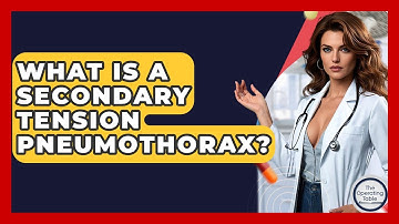 What Is A Secondary Tension Pneumothorax? - The Operating Table
