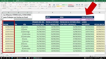 Las Mejores FÓRMULAS y FUNCIONES para Trabajar con Fechas en Excel (15 Ejemplos)