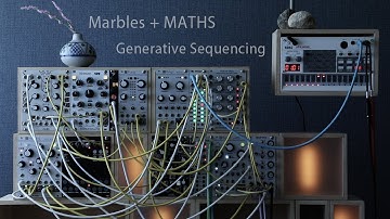 Generative Sequencing Ambient / Marbles + MATHS / Plaits Rings Mimeophon Beads Disting Mob of Emus