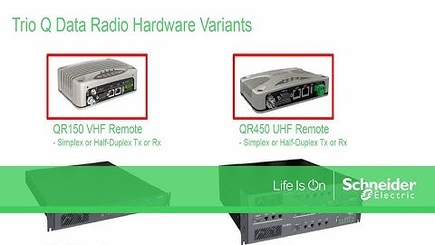 Trio Q Data Radio Alarms and Events | Schneider Electric