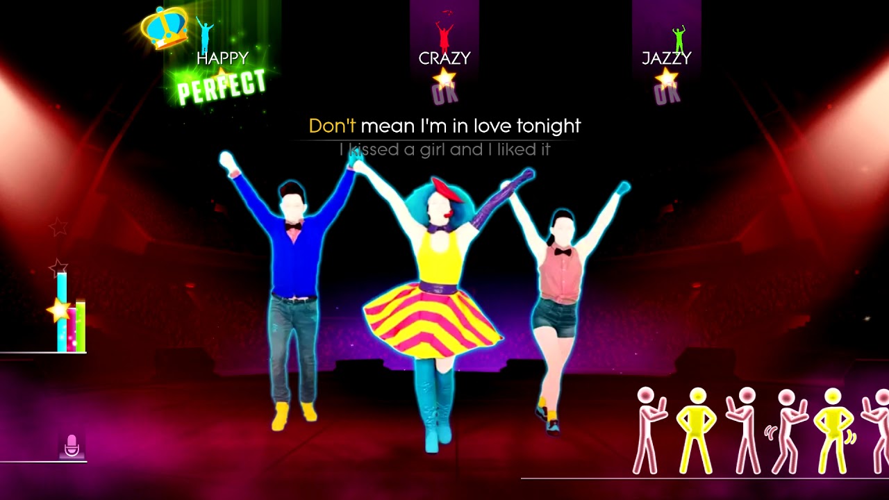 Just Dance 2014 I Kissed A Girl On Stage YouTube