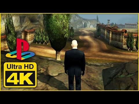 2002 ) Hitman 2 Silent Assassin : Old Game PS2 in 4K 60FPS