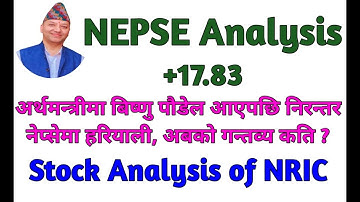 NEPSE Technical Analysis/NEPSE Update/NEPSE Chart Analysis/NRIC Analysis/Raju Paudel.