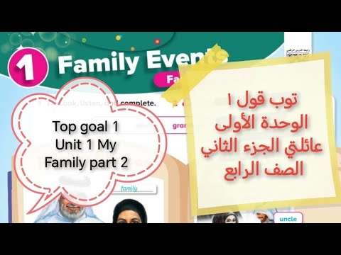 الوحدة الأولى الجزء٢