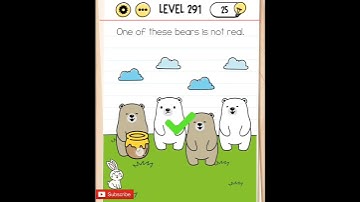 One of these bears is not real | Brain Test | Level 291