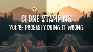 Removing Things In Photoshop - ADVANCED Clone Stamp