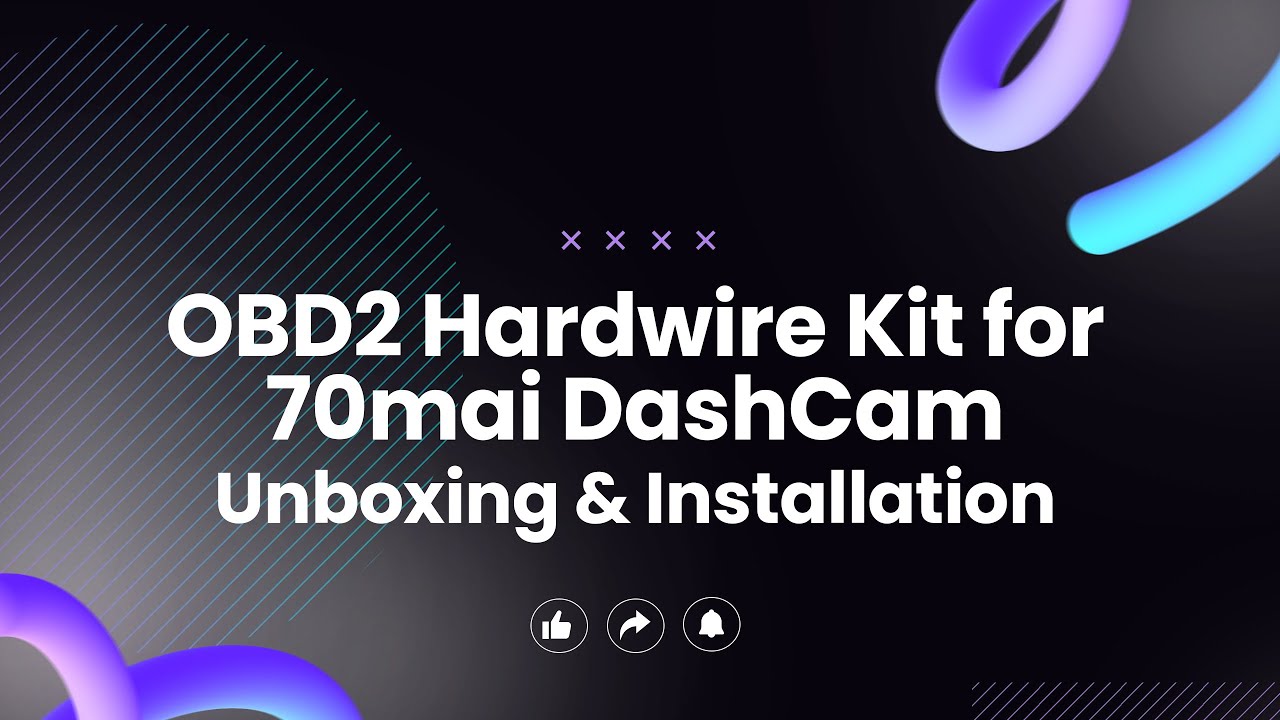 OBD-2 Hardwire Kit for 70mai - Unboxing & Installation