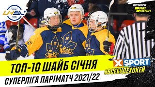 ТОП 10 шайб января | Суперлиги Париматч 2021/22