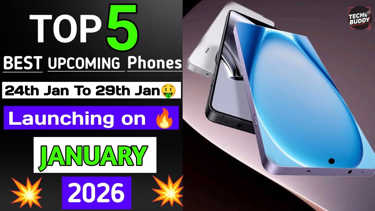 5 Latest upcoming phones 23, 27 & 29 January 2026 in India 