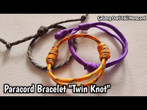 How to Make a Paracord Bracelet With Twin Knots, Cool and Nice