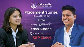 Nbs Student Placed At Su0026p Global As A Data Analyst Ft Yash Surana  S2 Ep2