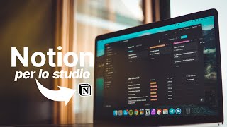 NOTION per lo STUDIO 📖  - Personalizzazione per studiare con Macbook, iPad e Smartphone.