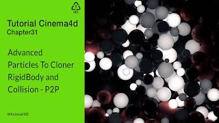 Tutorial Cinema4d - Chapter 31 - Particles To Cloner Collision - Rigid Body - P2P