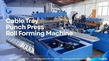 Automatic Cable Tray Roll Forming Machine | High-Speed Production Line with Servo Flying Cut
