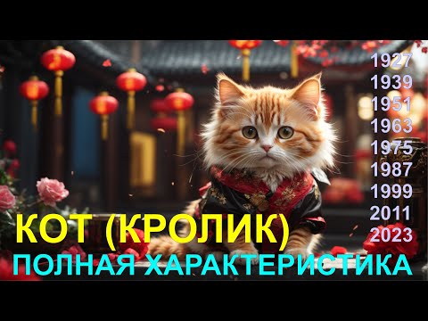 ⚜ Полная характеристика рожденных в год 😺 Кота (Кролика) ⚜