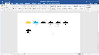 How To Insert Weather Symbols In Word