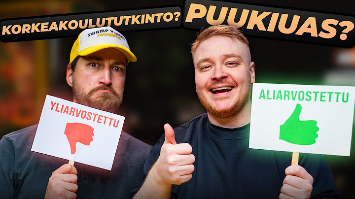 Onko asia YLIARVOSTETTU VAI ALIARVOSTETTU? (osa 2)