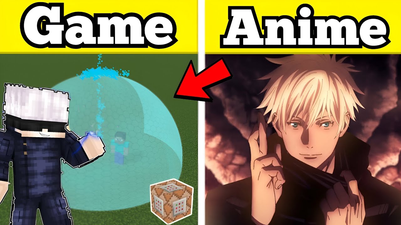 How to Make Gojo's Infinity In Minecraft | Command Block Tutorial 2024 ...