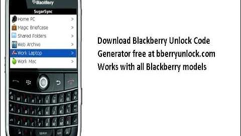 blackberry free unlock codes