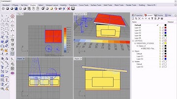 97 - Grasshopper - Radiation Analysis 5 - Bake Export and Make2d