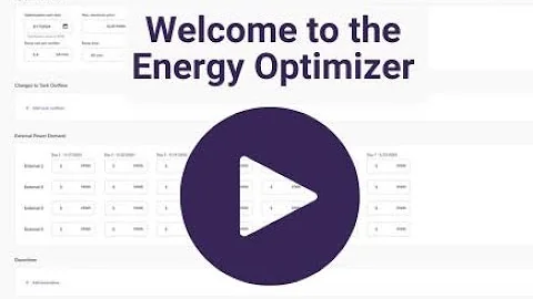 Energy Optimizer solution