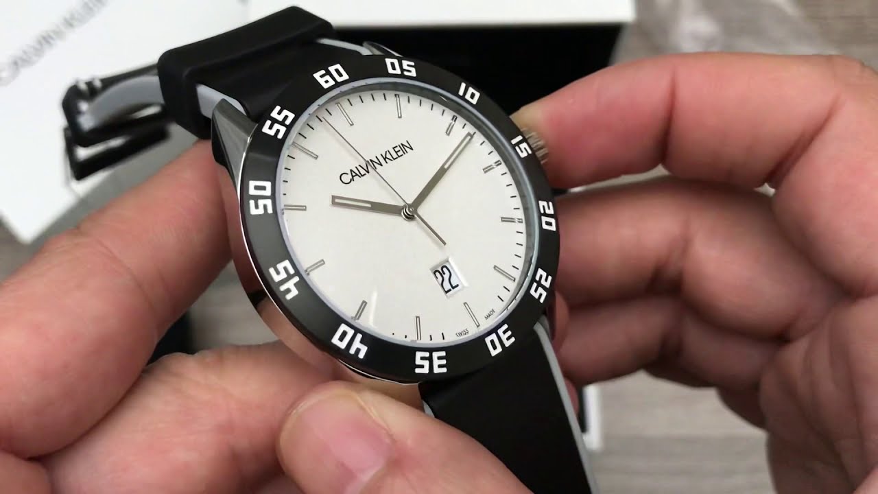 Calvin Klein Compete Quartz Silver Dial Men's Watch K9R31CD6 (Unboxing)  @UnboxWatches